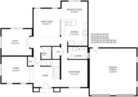 Springfield Modular Home Floor Plan First Floor
